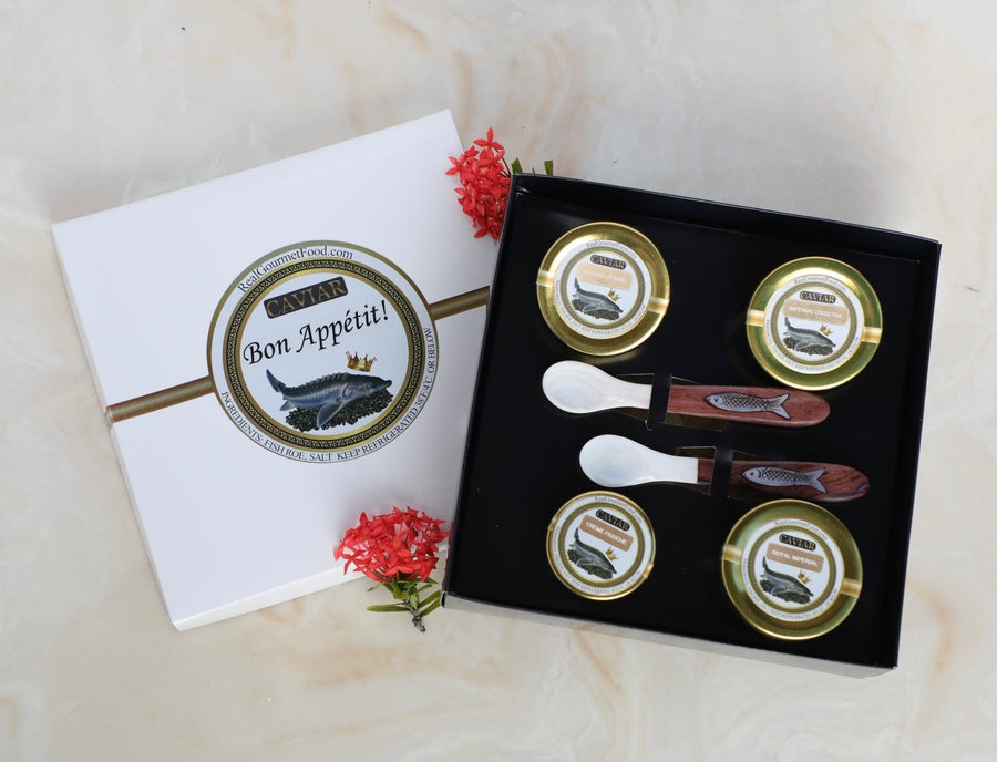 Real Gourmet Food Caviar Gift Bundle Your Majesty