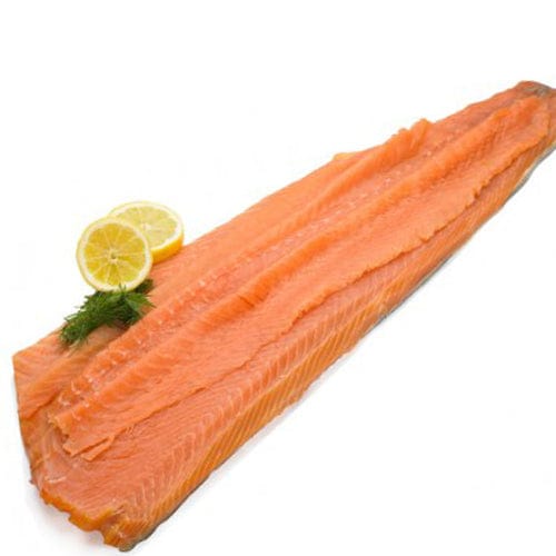 Macknight Caviar 3.6 - 3.9 lbs Scottish Style Smoked Salmon Sliced, skin on