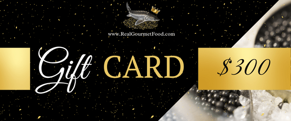 RealGourmetFood.com gift card $300.00 Gift Cards