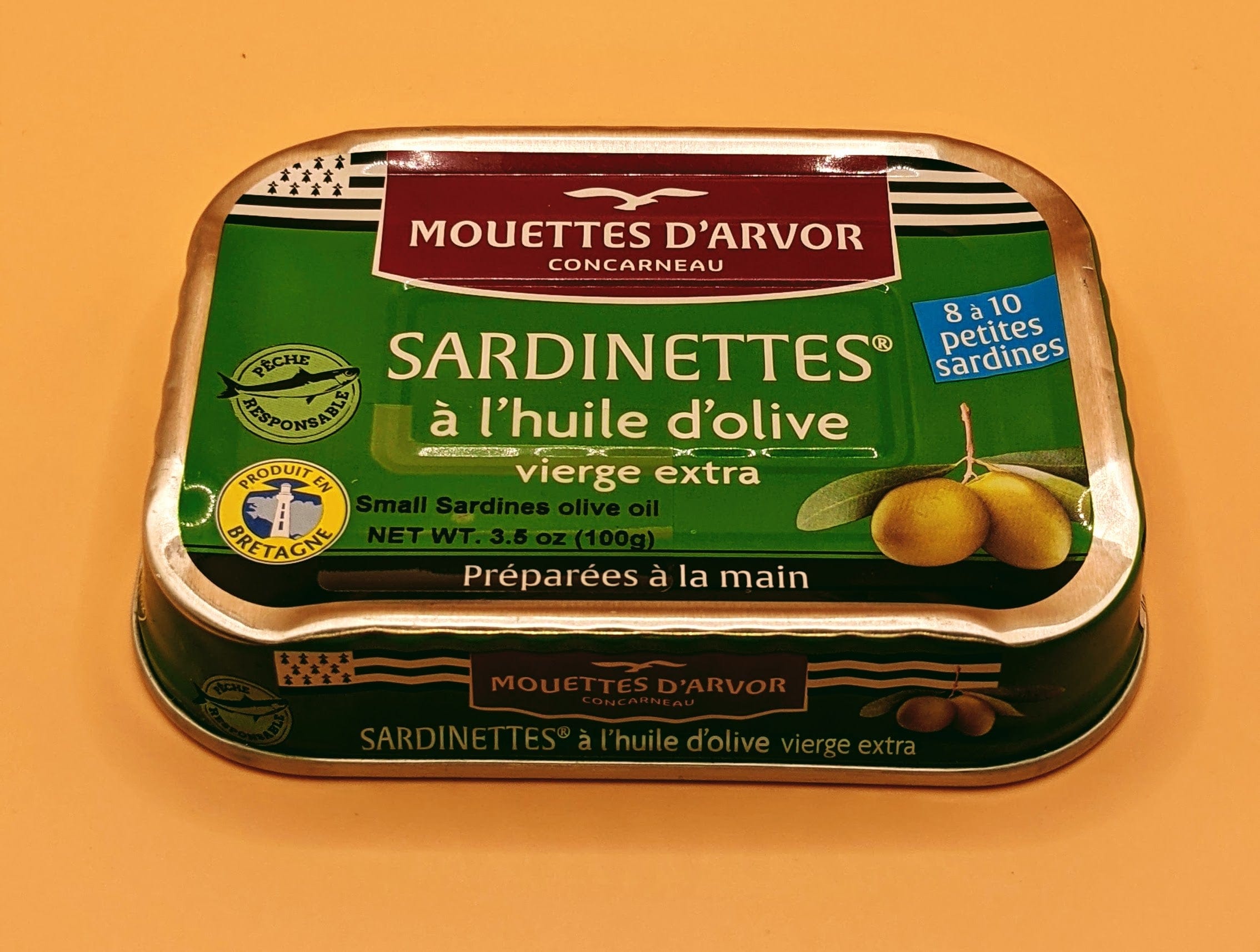Sardines, Lot de 240, arrondis, sols normaux & durs, sardines