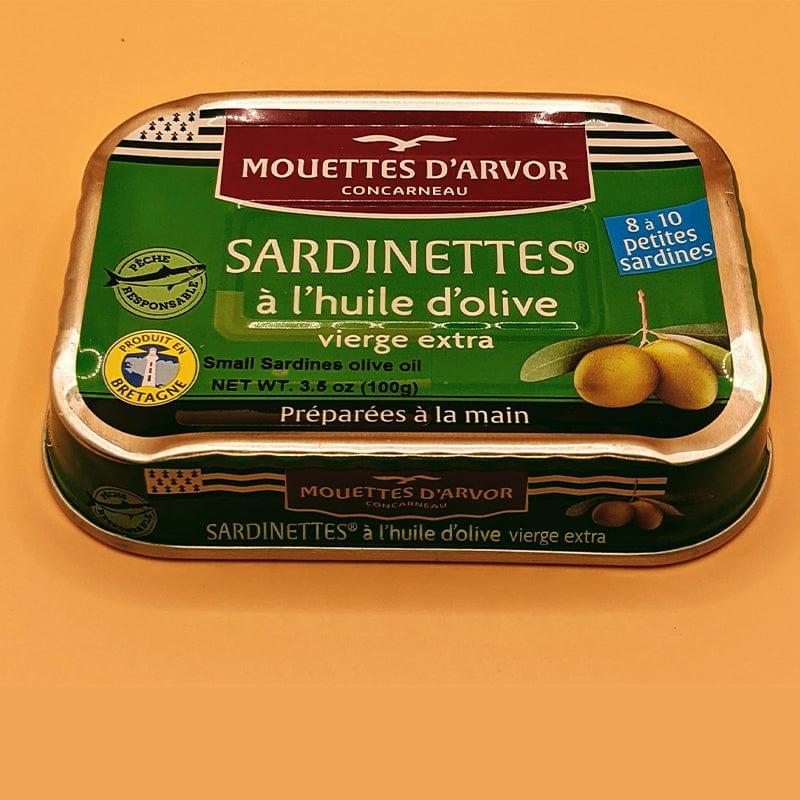 Les Mouettes d'Arvor Sardines in Extra Virgin Olive Oil - FRANCE