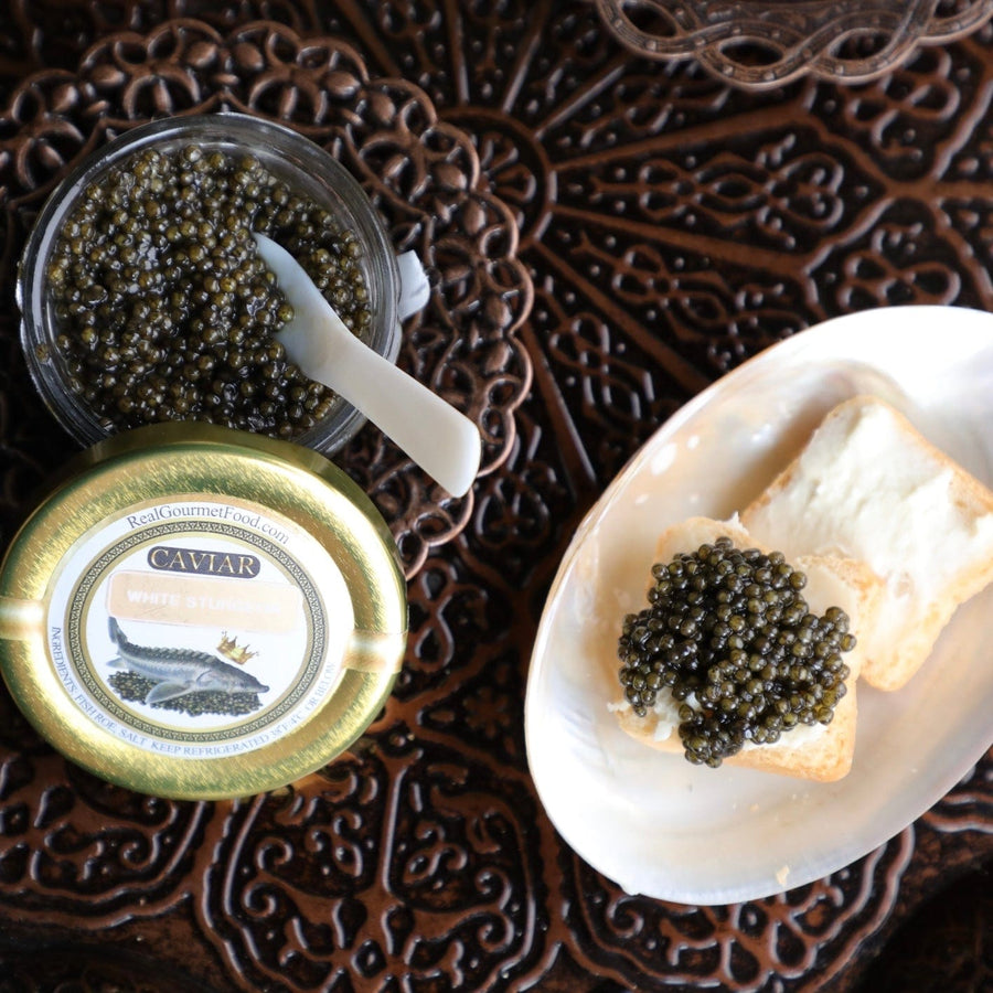 Real Gourmet Food Caviar Gift Bundle American Gem