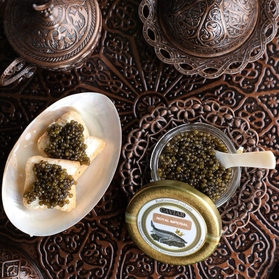 Real Gourmet Food Caviar Gift Bundle Royal Bliss