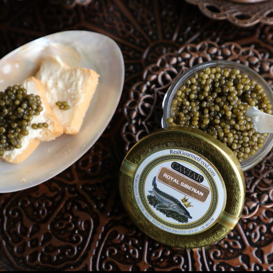 Real Gourmet Food Caviar Gift Bundle Silk & Sable Odyssey