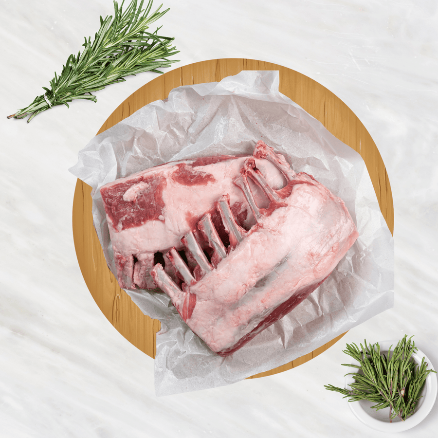 Ovation Food Items 2.5 - 2.8 lb Frenched Rack of Lamb New Zealand (2 x 8 Ribs)