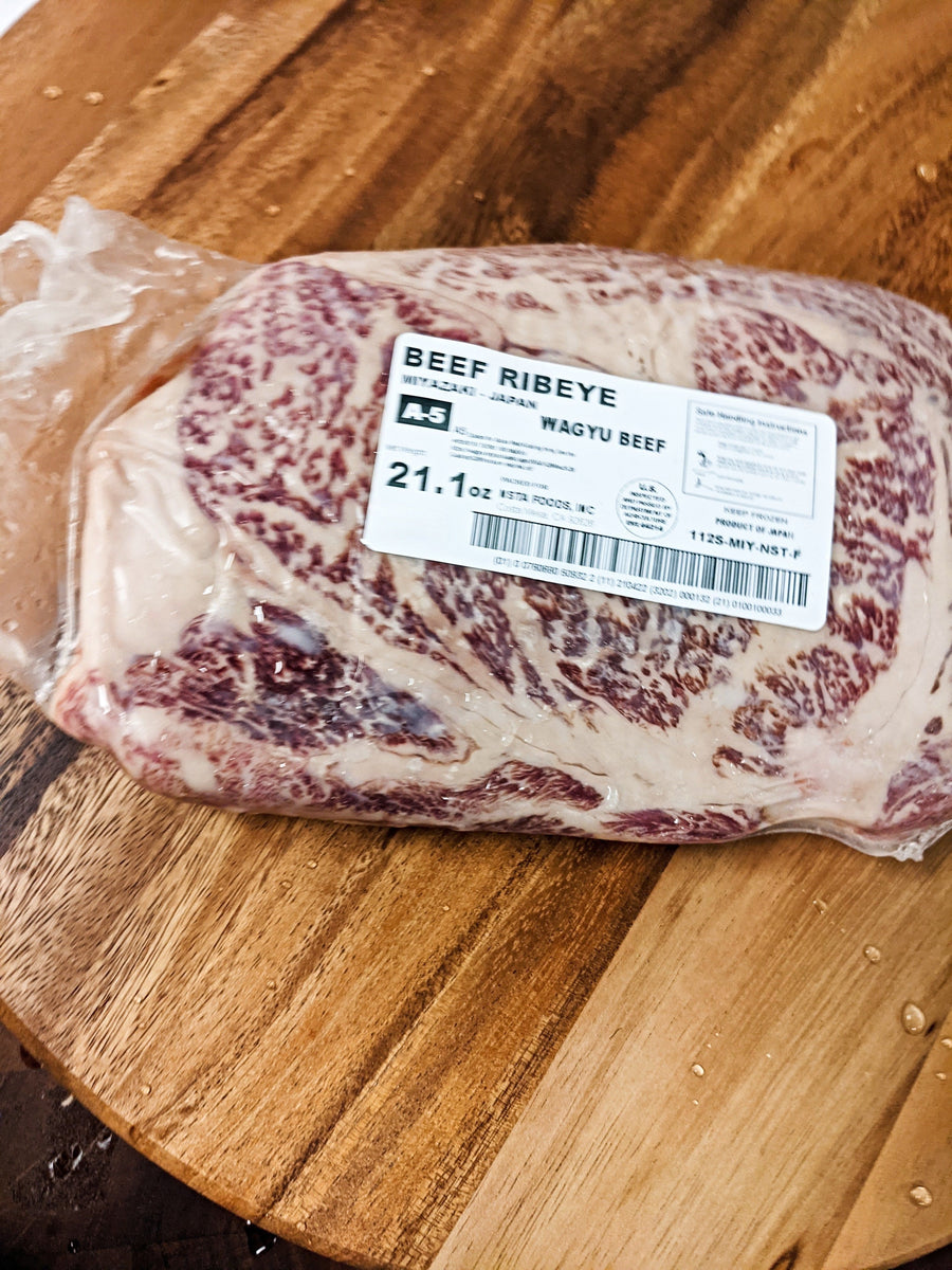 Miyachiku Fresh & Frozen Meats 1.0-1.125 lb (individual steak) Wagyu Beef A5 Ribeye (Individual Steak), Miyachiku - JAPAN