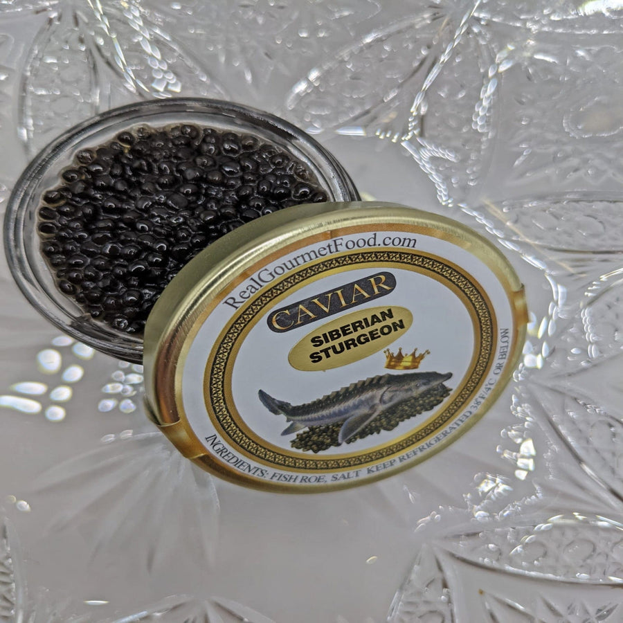 RealGourmetFood.com Caviar Siberian Sturgeon Premium Caviar - Imported