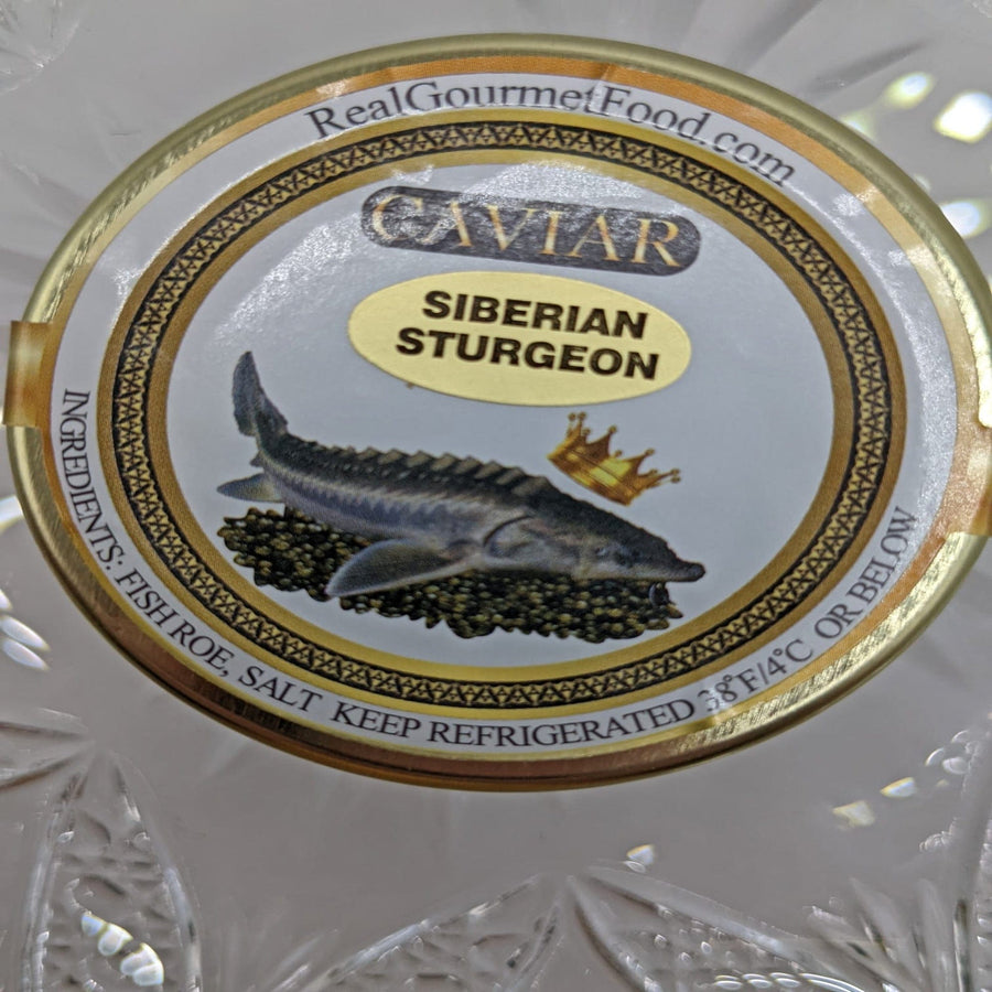 RealGourmetFood.com Caviar Siberian Sturgeon Premium Caviar - Imported