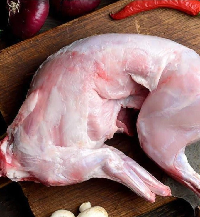 Hermi Fresh & Frozen Meats 2.75 - 3.0 LB Whole Rabbit - SPAIN