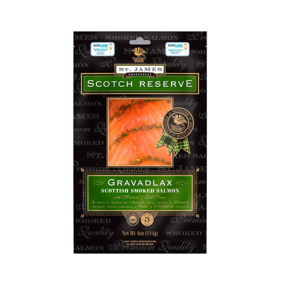 St. James Smoked Salmon Gravadlax Sliced Smoked Salmon - SCOTLAND